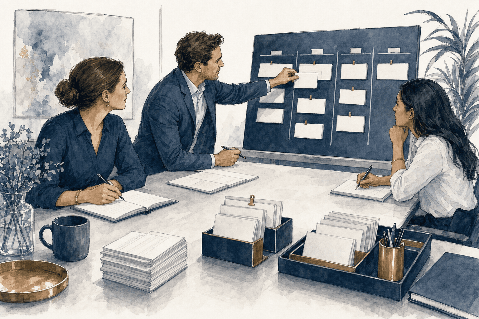 Hand-drawn revenue generation system with pipeline and qualified conversations