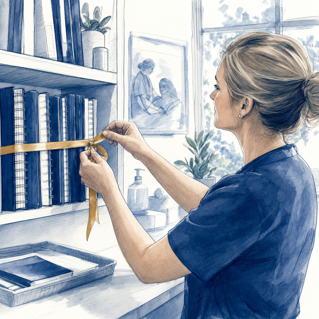 Hand-drawn portfolio company operating system connecting workflows, decisions, and searchable knowledge
