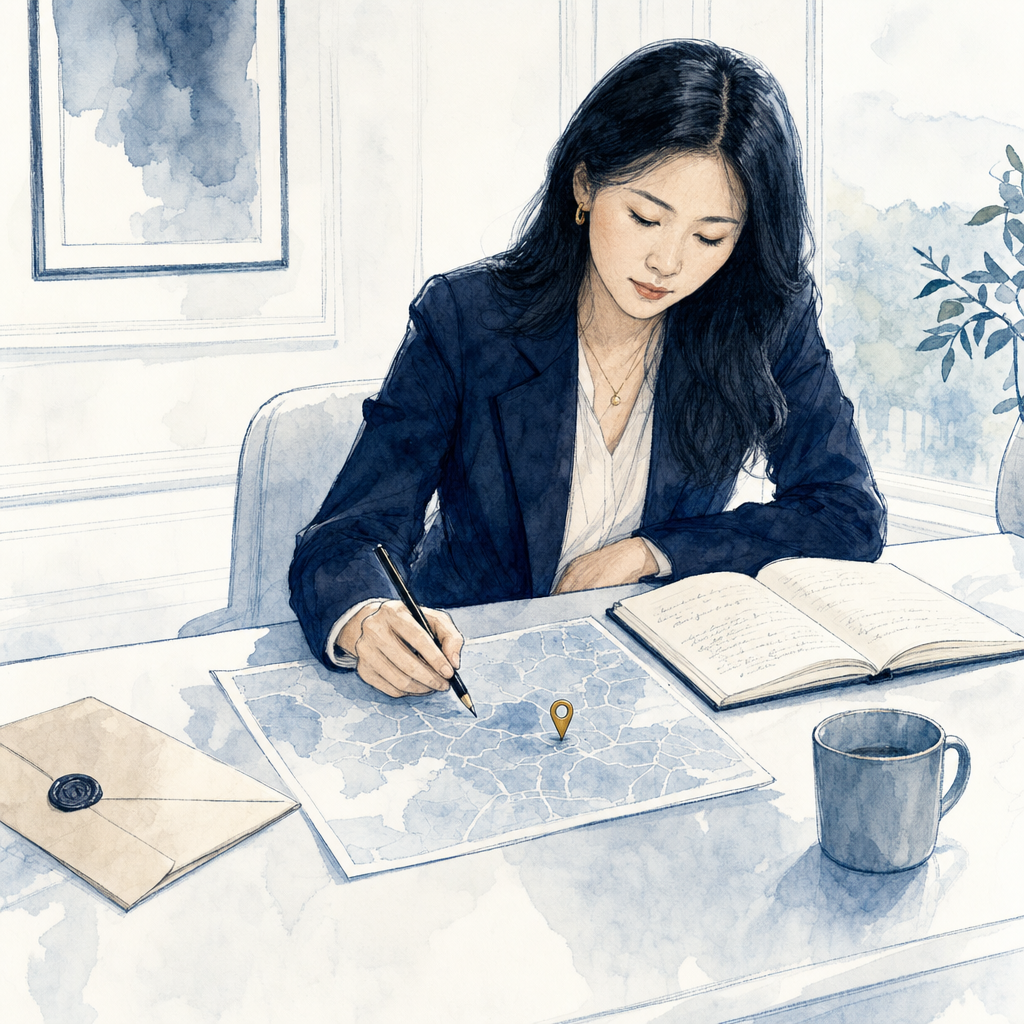 Hand-drawn proprietary opportunity path from owner relationship to private equity acquisition